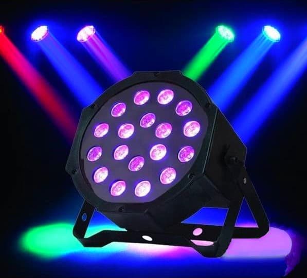 Прожектор-стробоскоп цветомузыка для дискотек в кафе, баре, клубе